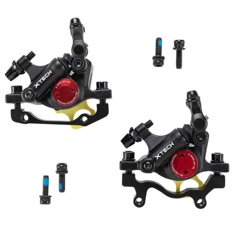 

MTB Line Pulling Hydraulic Disc Brake Calipers Front Rear Aluminum Alloy Mountain Bike Hydraulic Disc Brakes Universal Caliper
