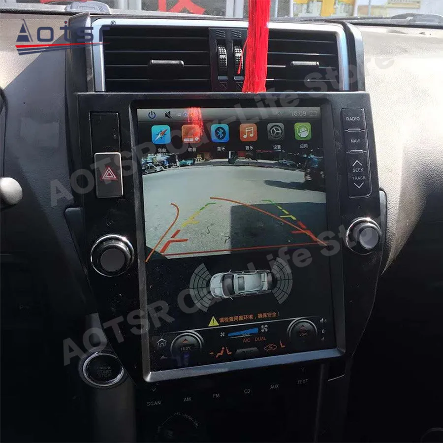 Tesa- Screen Android 12 Radio Receiver For TOYOTA Land Cruiser Prado 150 2010 2011 2012 2013 GPS Audio Stereo Player Head Unit