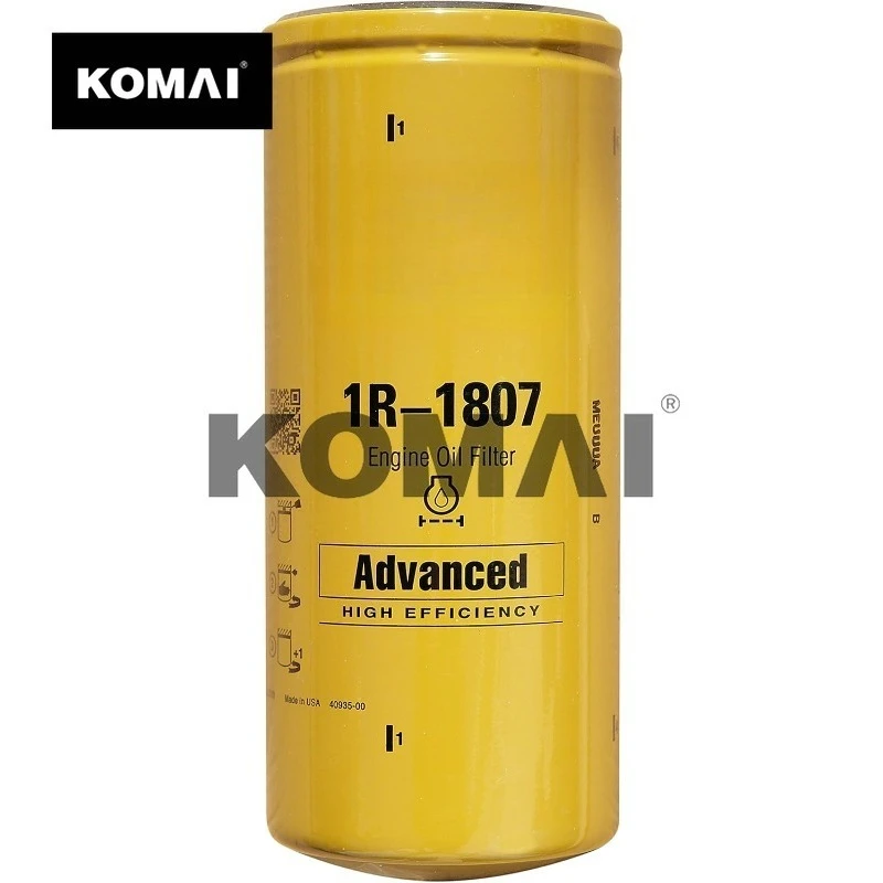 KOMAI For CAT 1R-1807 Advanced High Efficiency Oil Filter (Pack of 1)