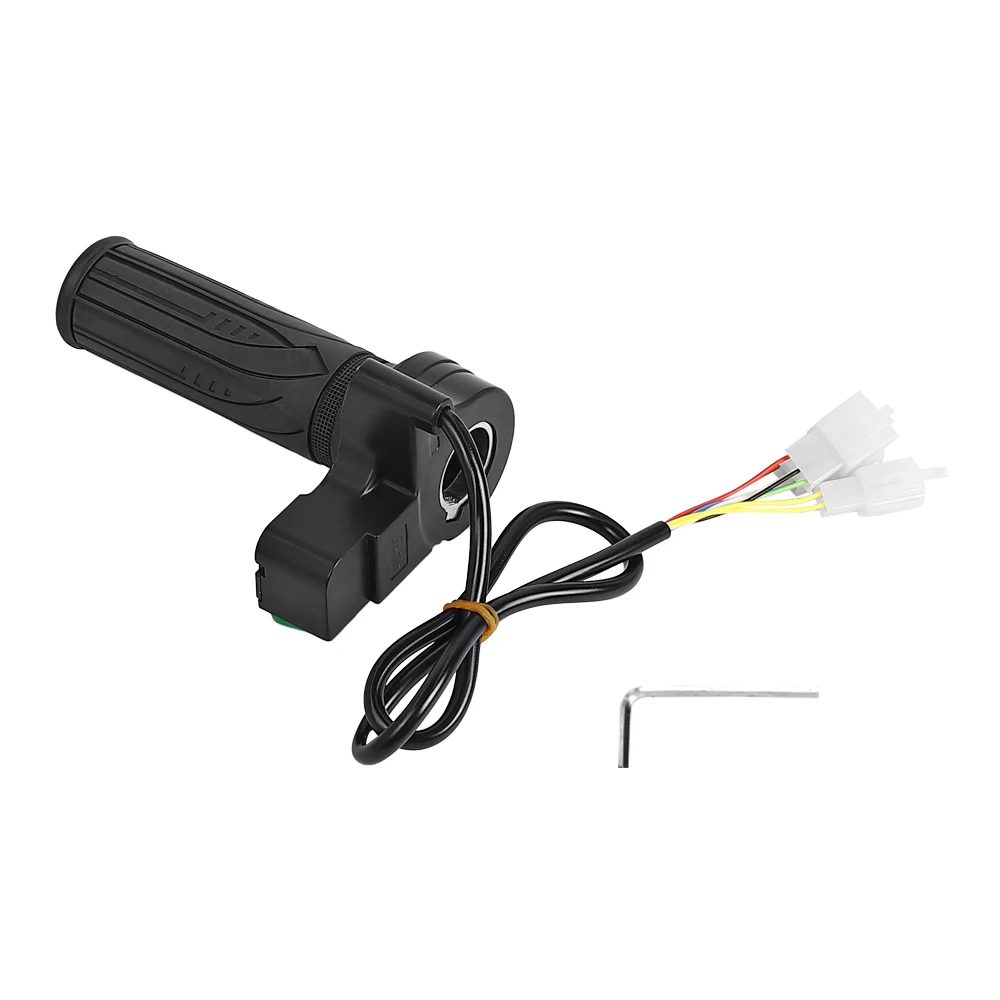 Maniglia dell'acceleratore a rotazione per scooter elettrico Twist Throttle Grip elettrica E-Bike Velocità Manubrio Acceleratore Tornitura Crociera fissa