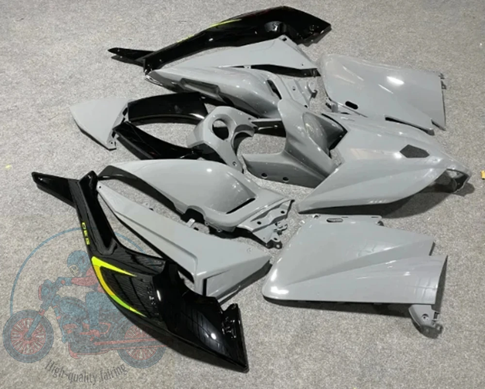 Kit Carene Complete Nuove in ABS di Alta Qualità per YAMAHA TMAX 530 2012 2013 2014 Set Carrozzeria Personalizzato Grigio Nero