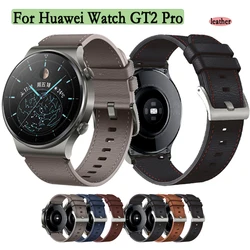 Genuine Leather Straps 22mm watchband For Huawei watch GT2 pro smartwatch wristband For Huawei Watch GT Active GT2 46mm Bracelet