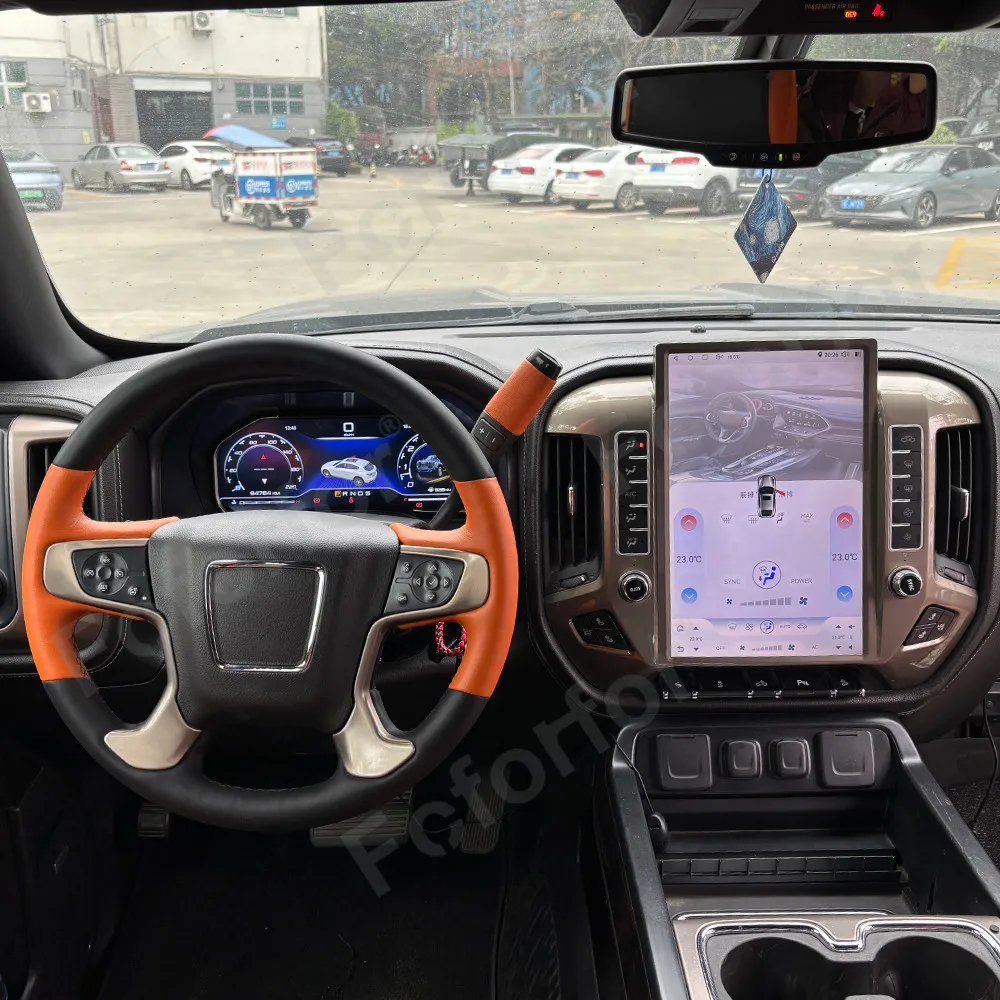 

2025 Cockpit Screen Odometer For Chevrolet Silverado 2013-2019 GMC-Sierra 2014-2020 Speedometer LCD Digital Instrument Cluster