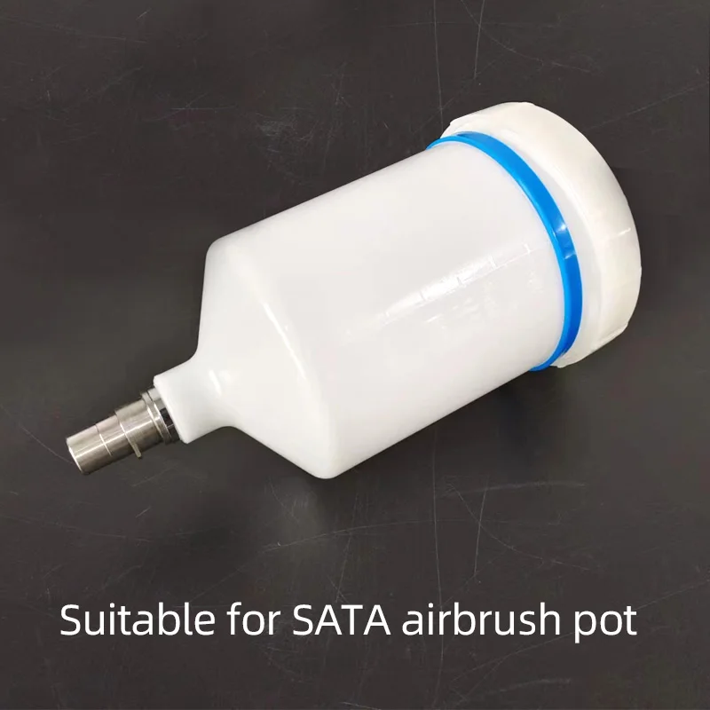 Suitable For Sata Spray Gun Pot Car Spray Gun Accessories 600ml Capacity Upper Cup 14mm Outer Tooth Paint CupSpraying Accessorie