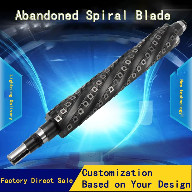 

Abandoned Spiral Blade Woodworking Planer Cutter Head, Factory Direct Sale, Customizable, Lightning Delivery, New Technology, Hi