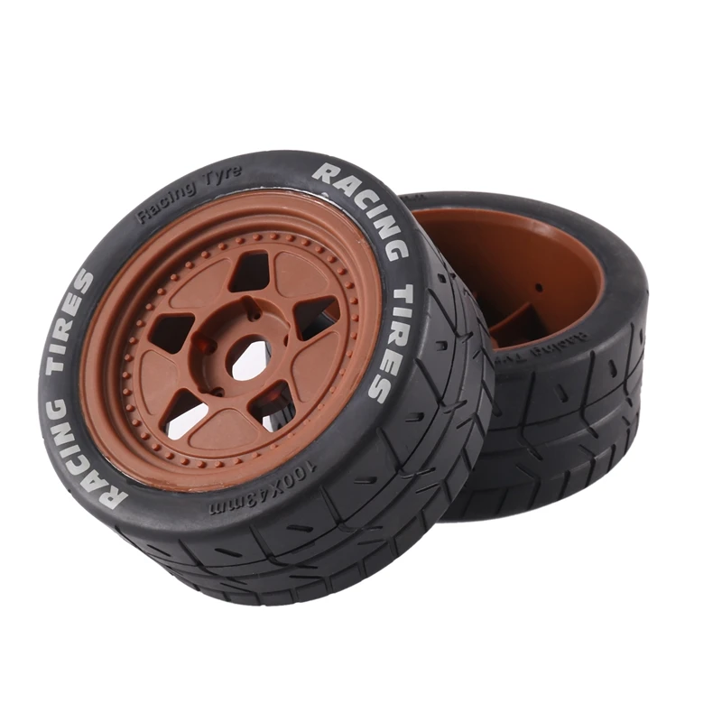 4Pcs 100X43mm Wheel Tires Tyre 17Mm Hex For 1/7 Arrma Infraction Felony ZD Racing EX-07 EX07 RC Car Upgrade Spare Parts