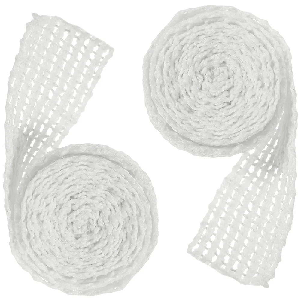 

2Pcs Elastic Meat Net Kitchen Sausage Casing Roll Cooking String For Roasting And Marinating
