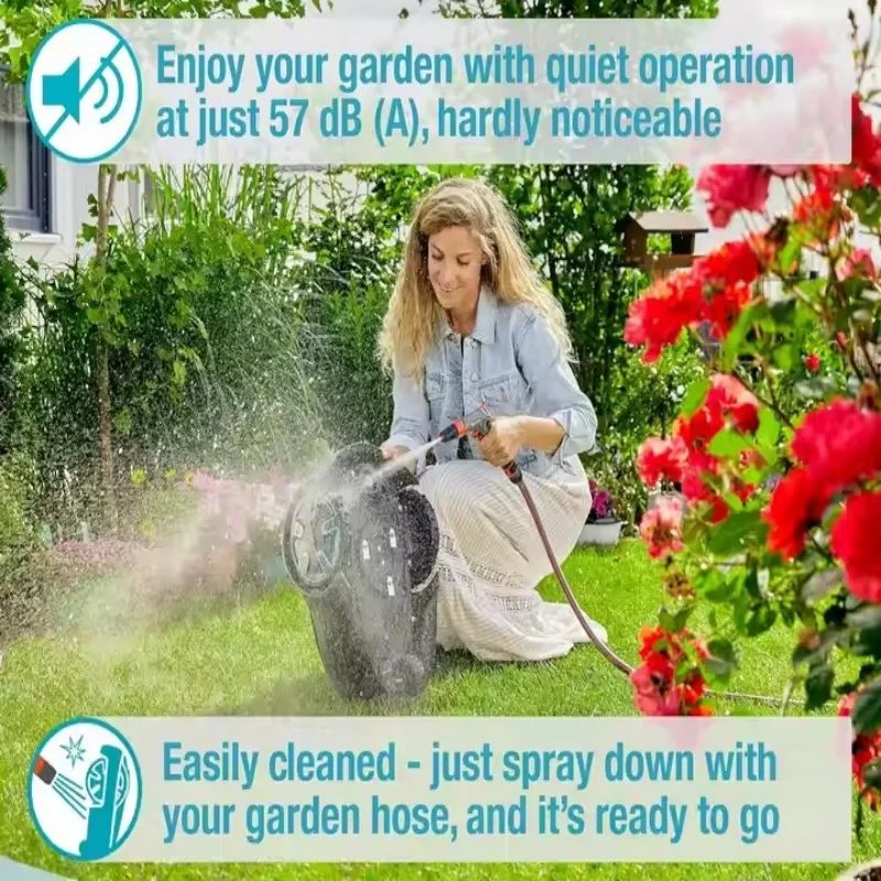 جزازة العشب الآلية الروبوتية الذكية الروبوتية حديقة المنزل جزازات العشب التحكم في التطبيق مخصص الطريق القص روبوت كهربائي للحديقة #5