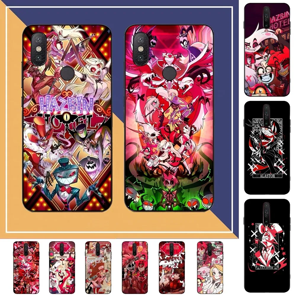 H-Hazbin H-Hotel Phone Case For Redmi Note 4 X 5 A 6 7 8 T 9 9S 10 11 11S 11Epro Poco M3 Pro