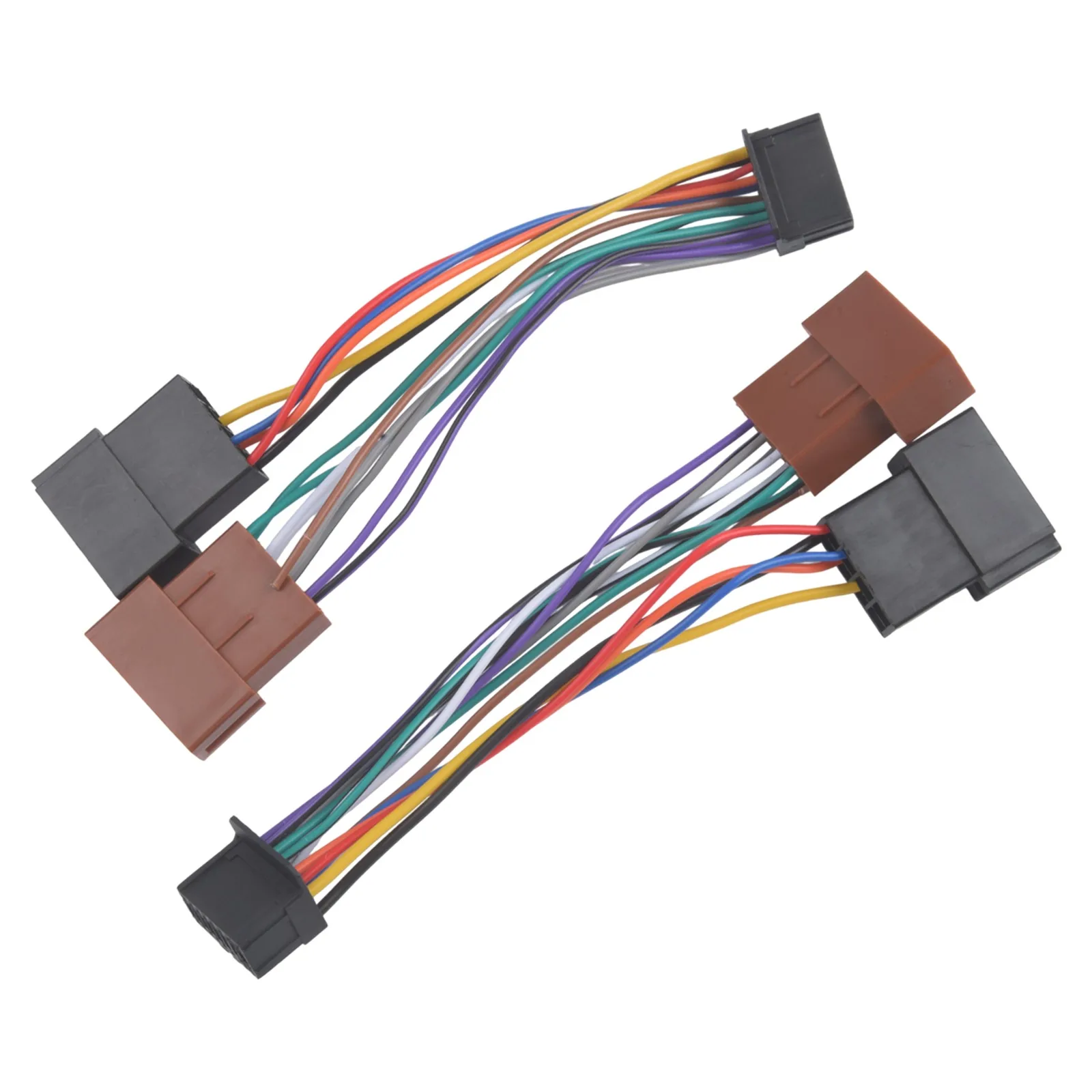 Car Audio Harness Audio Modified CD Tail Line 185mm 185mm Size Specification for iso Female Connector 12V Voltage Compatibility