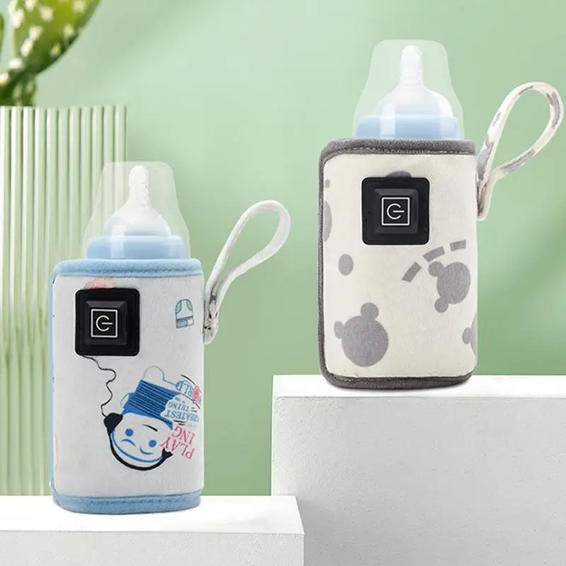 USB Baby Milk Bottle Thermal Bag surrounded by uniform heatin Nursing Bottle Heater Portable Baby Milk Heat Keeper for Traveling