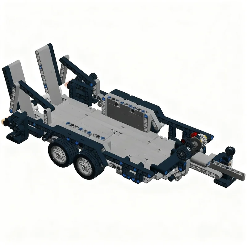 461pcs MOC Trailer Mini Excavator J Pagenkamper Technical Model Building Blocks Construction Toy Christmas Gift Education Brick