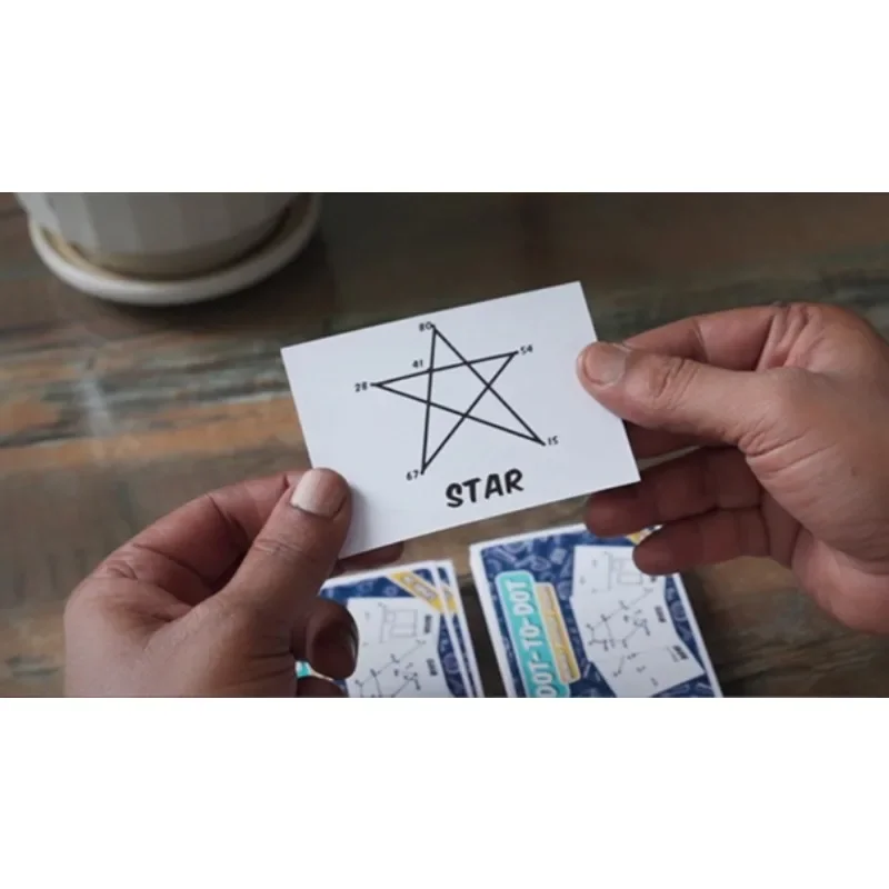 

Dot To Dot By Manoj Kaushal Beginner Magician Close Up Performer Stage / Parlor Magic Tricks Mentalism Magic Props