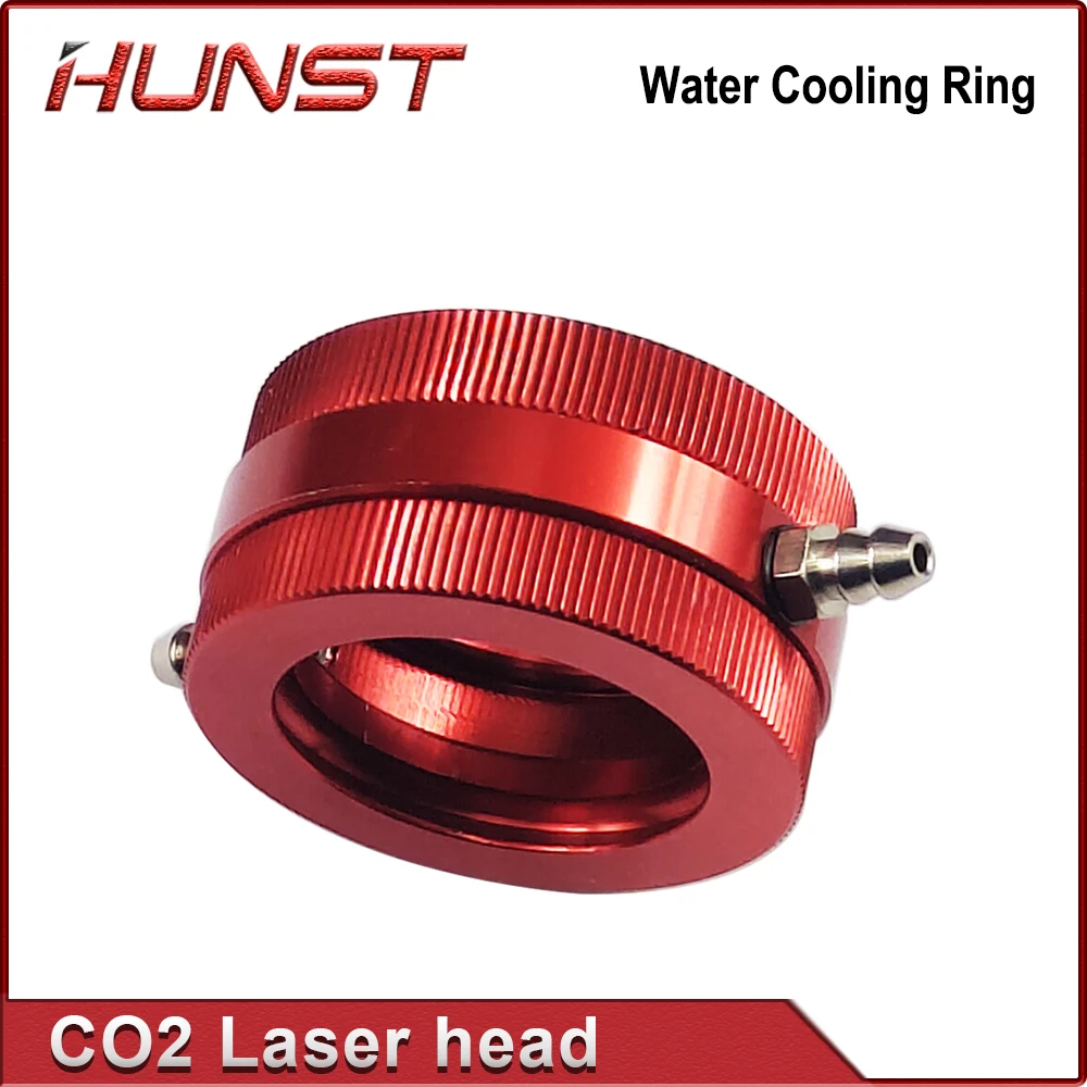 HUNST CO2 Laser Head Water Cooling Ring, Suitable For 25mm/30mm Diameter Laser Focusing Heads