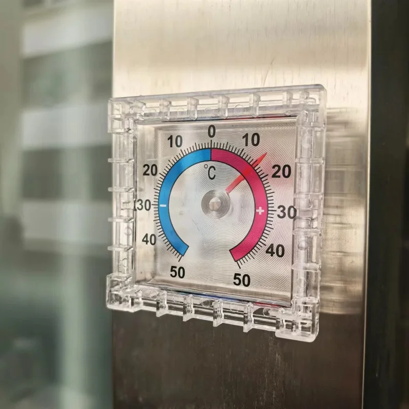 No Battery Dial Thermometer Indoor Outdoor Window Wall Mount -50C to 50C Temperature Gauge Gift for Home Office Use