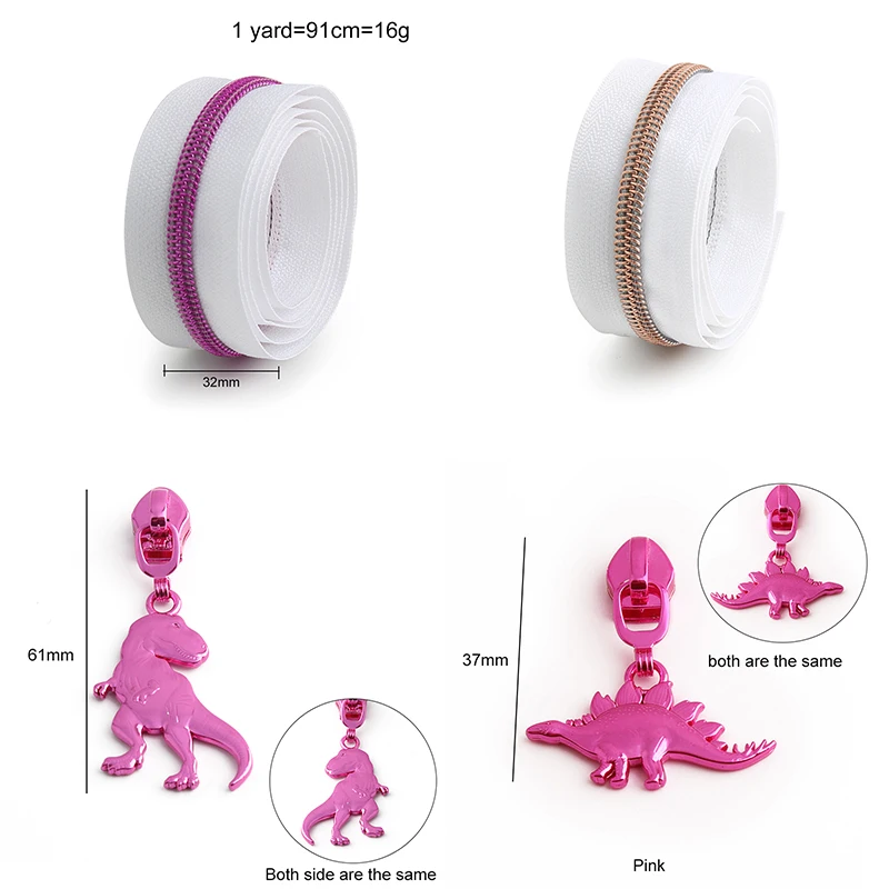 5/10/20 قطعة 5 # النايلون سستة المتزلجون حقيبة جيب المؤشرات السوستة مجتذب الملابس البريدي قفل السحابات إصلاح أطقم DIY بها بنفسك الخياطة الملحقات #2