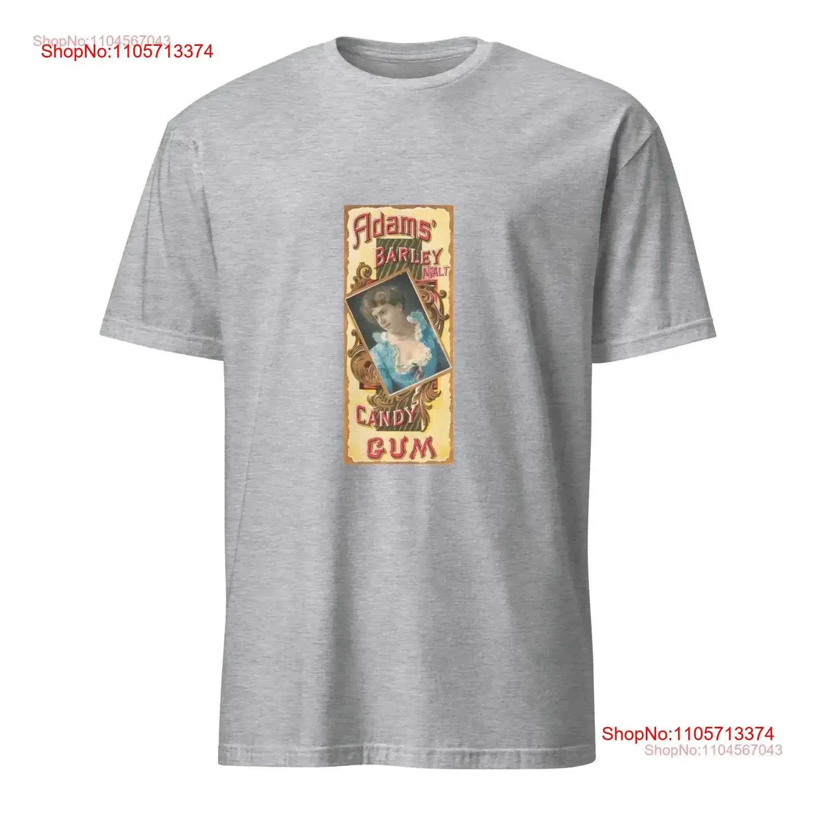 Retro Candy Lover s T Shirt Adams Barley Malt Gum Design Cotton Classic Style for Sweets Enthusiasts vintage Washed Casual