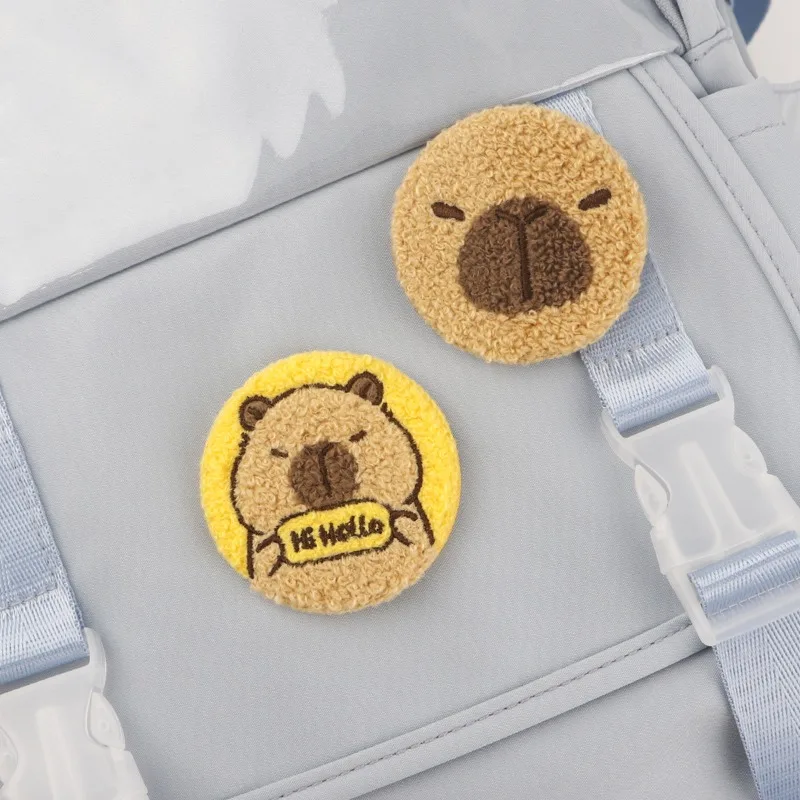 

Capybara Kids Cartoon Plush Brooches Children Anime Creative Pins Boy Girl Cute Badge Fashion Jewelry Accessories Birthday Gifts
