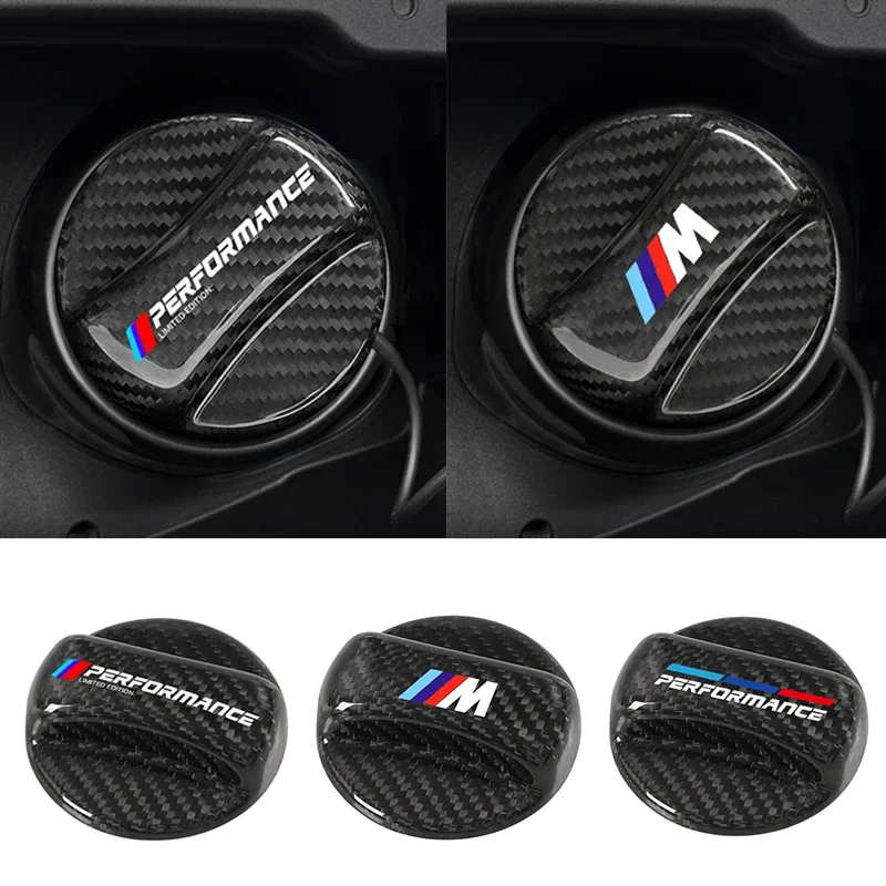 

Real Carbon Fiber Car Fuel Tank Cap Cover Sticker For BMW 5 Series X1 X3 X5 M3 M4 M5 E46 F10 F30 U11 F48 G01 G05 G20 G30 G32 G60