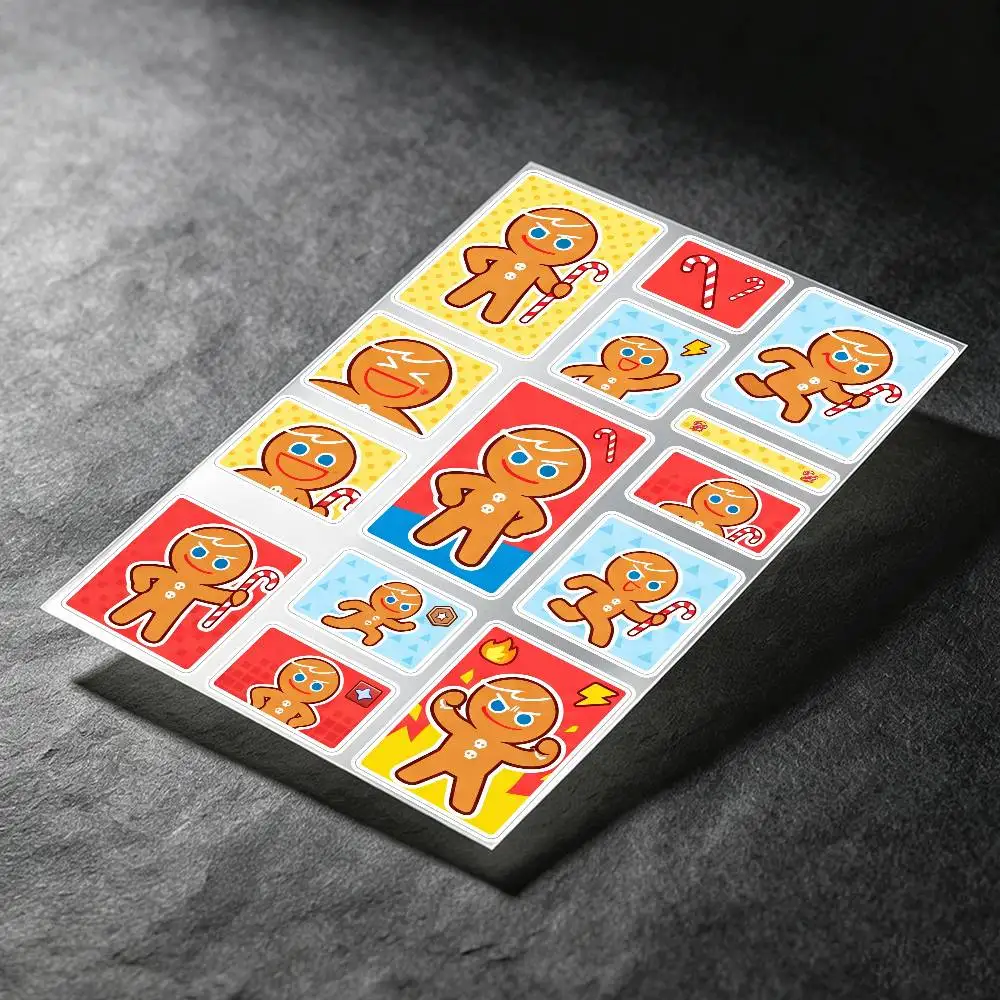 Cookie Run Stickers Auto Body Bumper Windows Motorcycle Laptop Walls Vinyl Decal Car Tuning Accessories