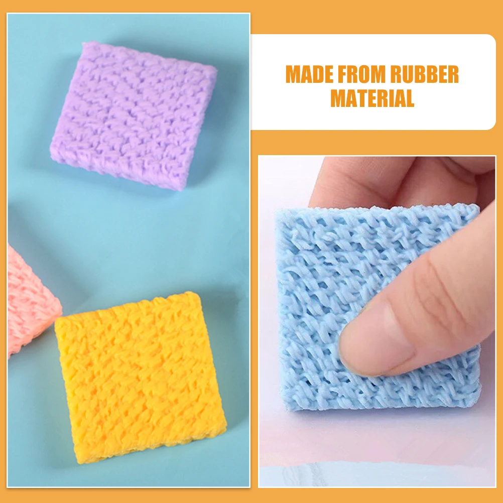 

30pcs Instant Noodle Erasers Cute Mini Food Rubber Bulk Pull Apart Safe Material Cartoon Design for Kids Office Use