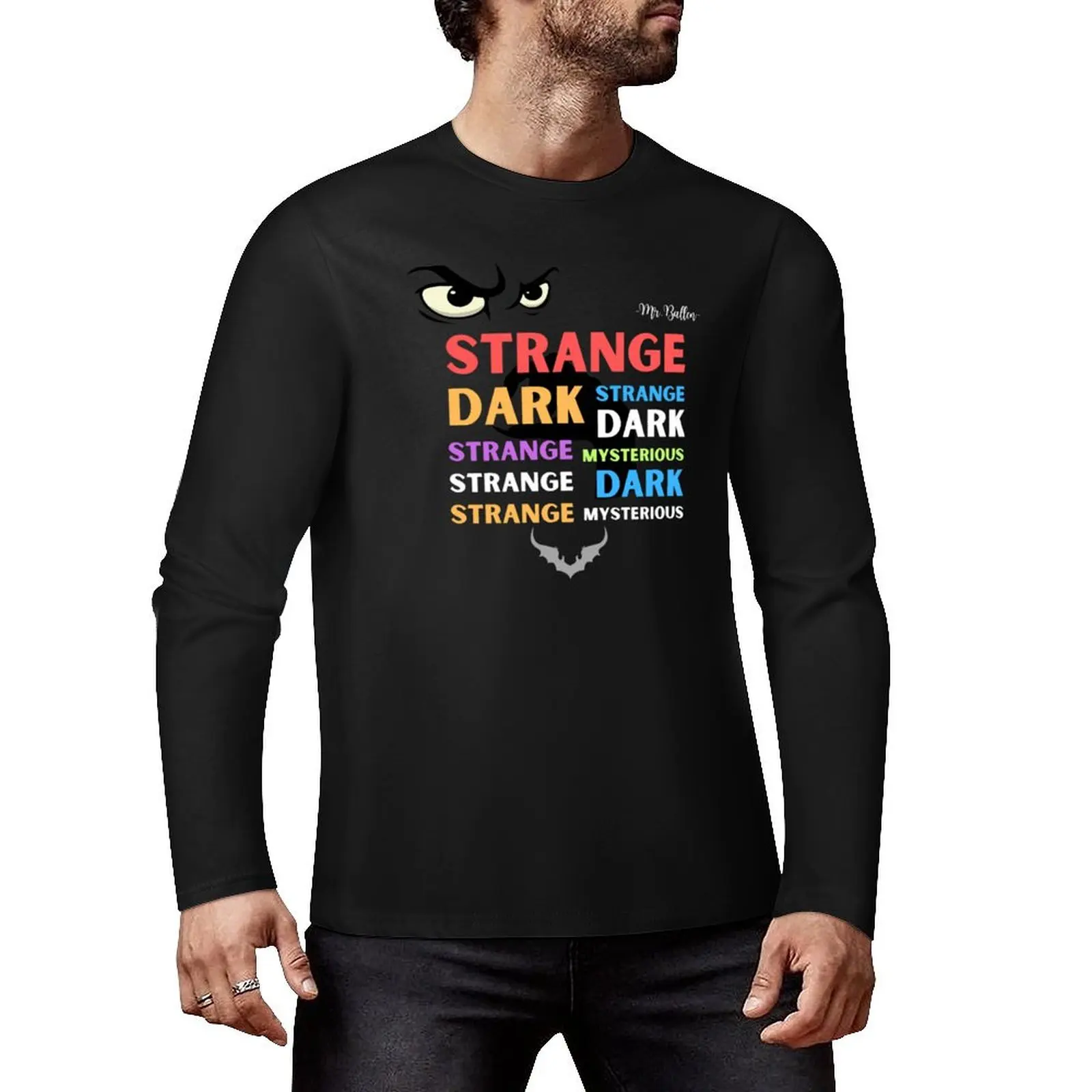 Mr. Ballen Podcast Strange, Dark, _amp_ Mysterious - Merchandise 7 Long T-Shirt cute clothes plain t-shirt mens graphic t-shirts