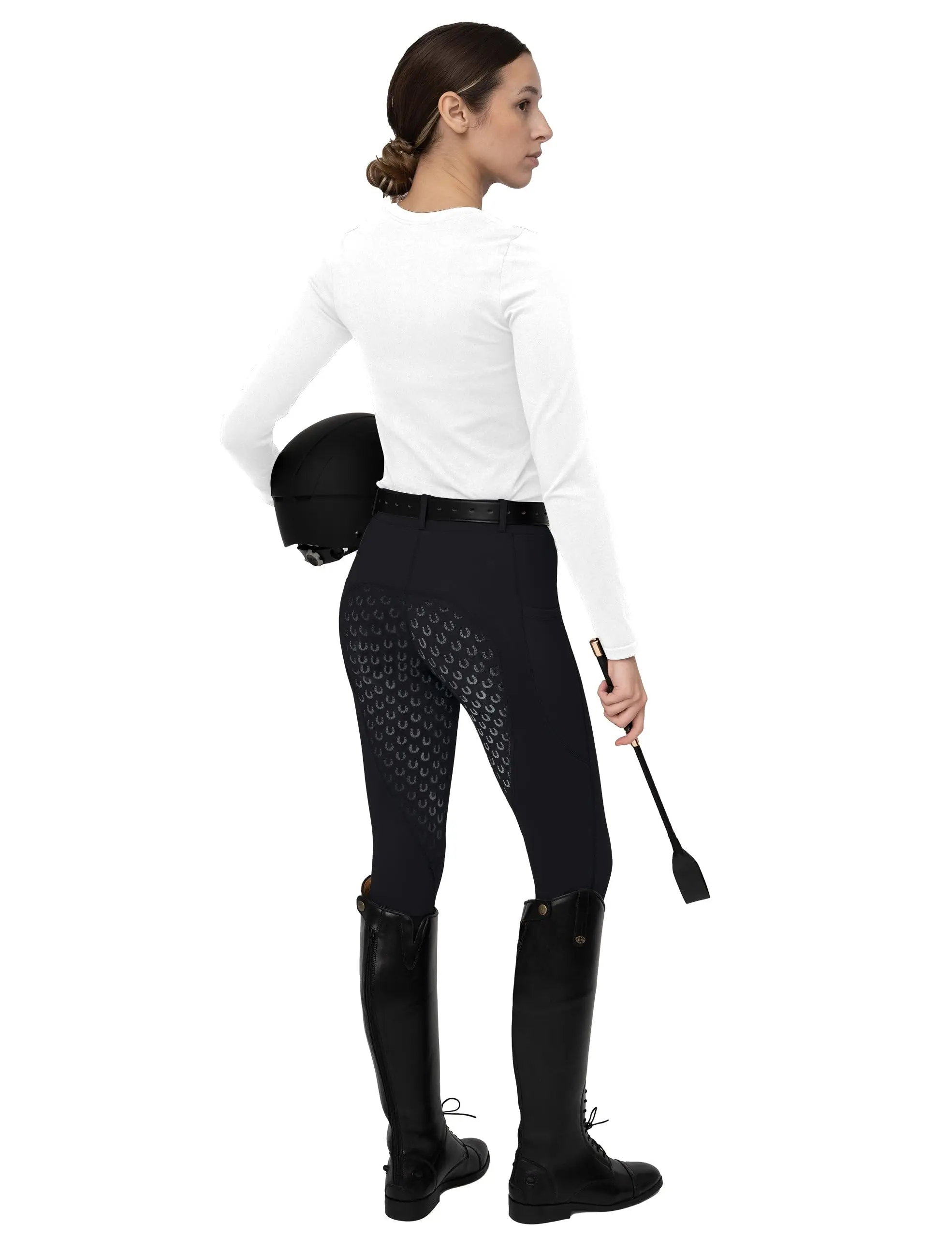 Women\'s Full Seat Riding Tights Active Silicon Grip Horse Riding Tights Equestrian Breeches