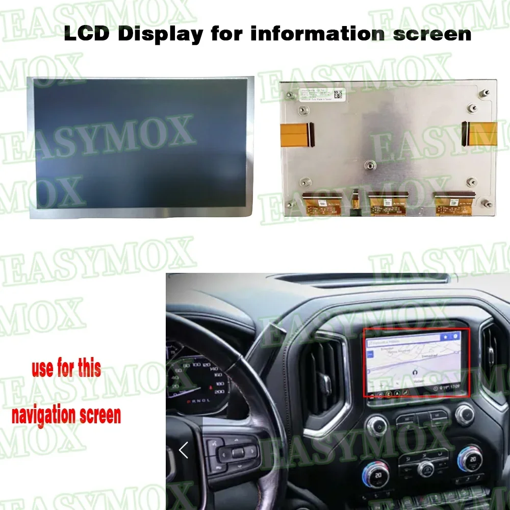 8 Inch LCD Display for 2019-2021 Chevrolet Colorado Center Console Navigation Information GPS Screen Reoairment