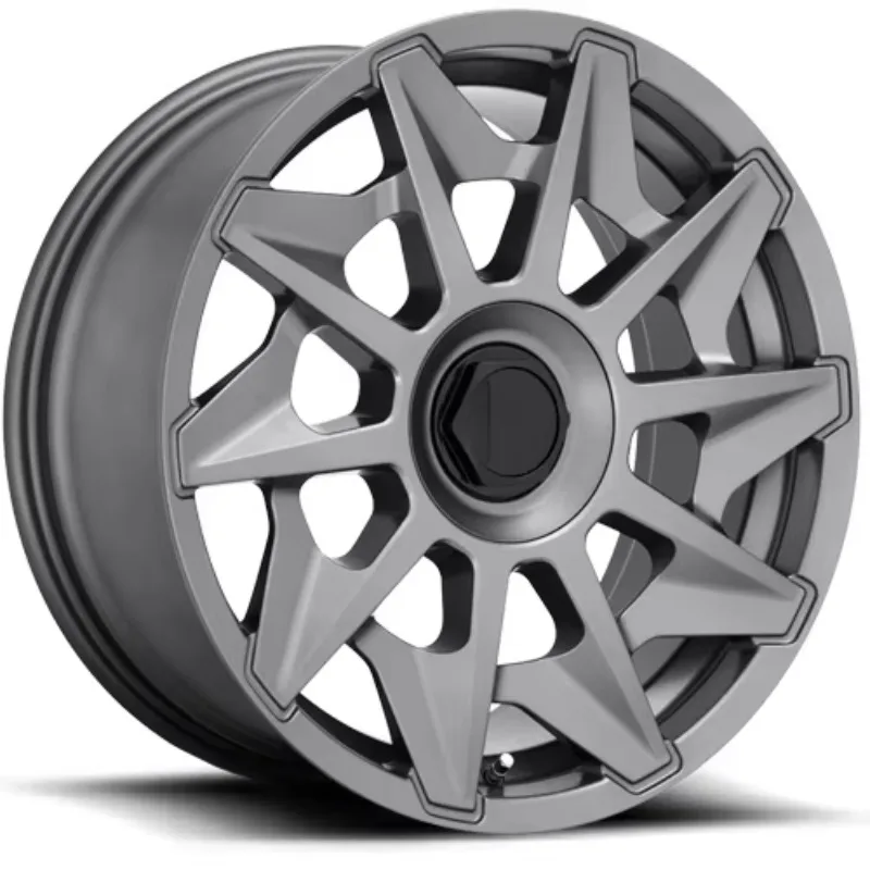 Premium Spiral High-performance Aluminum Alloy Wheels Matt Black/white/Grey Casting/Forged Wheels Wholesale/Retail/Customization