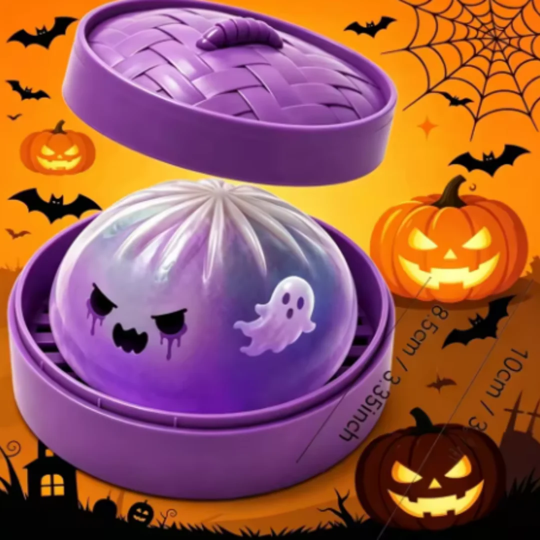 Halloween Theme Ghost Dumpling Soft Sticky Slow Rebound Daily Anxiety Relief Home Decoration Gifts