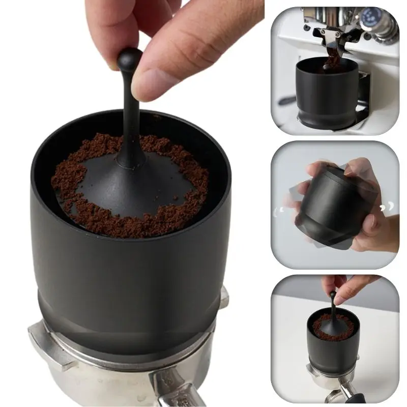 

58mm Coffee Powder Dosing Cup Aluminum Alloy Espresso Dosing Funnel Brewing Bowl Portafilter Dosing Ring Distributor Coffee