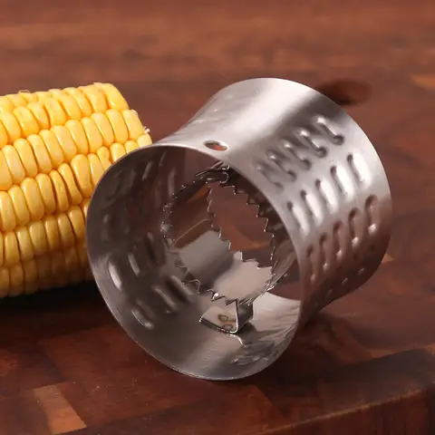 Corn Stripper Fruit Tools Stainless Steel Corn Cob Remover Cutter Shaver Fruit Vegetable Cooking Tools Kitchen Supplies 1Pc