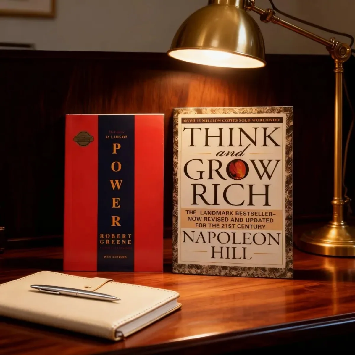 《قانون القوة الـ 48》+ 《فكك ونمو غني》 مجموعة كتبان - الهيمنة العقلية وإنشاء الثروة: رمز إتقان النجاح القصوى