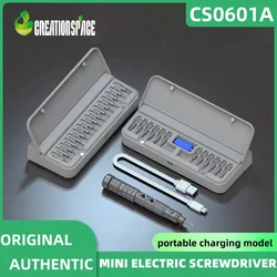 CREATIONSPACE-Jeu de mini tournevis électriques portables rechargeables par USB, outils d'entretien de modèles de bricolage