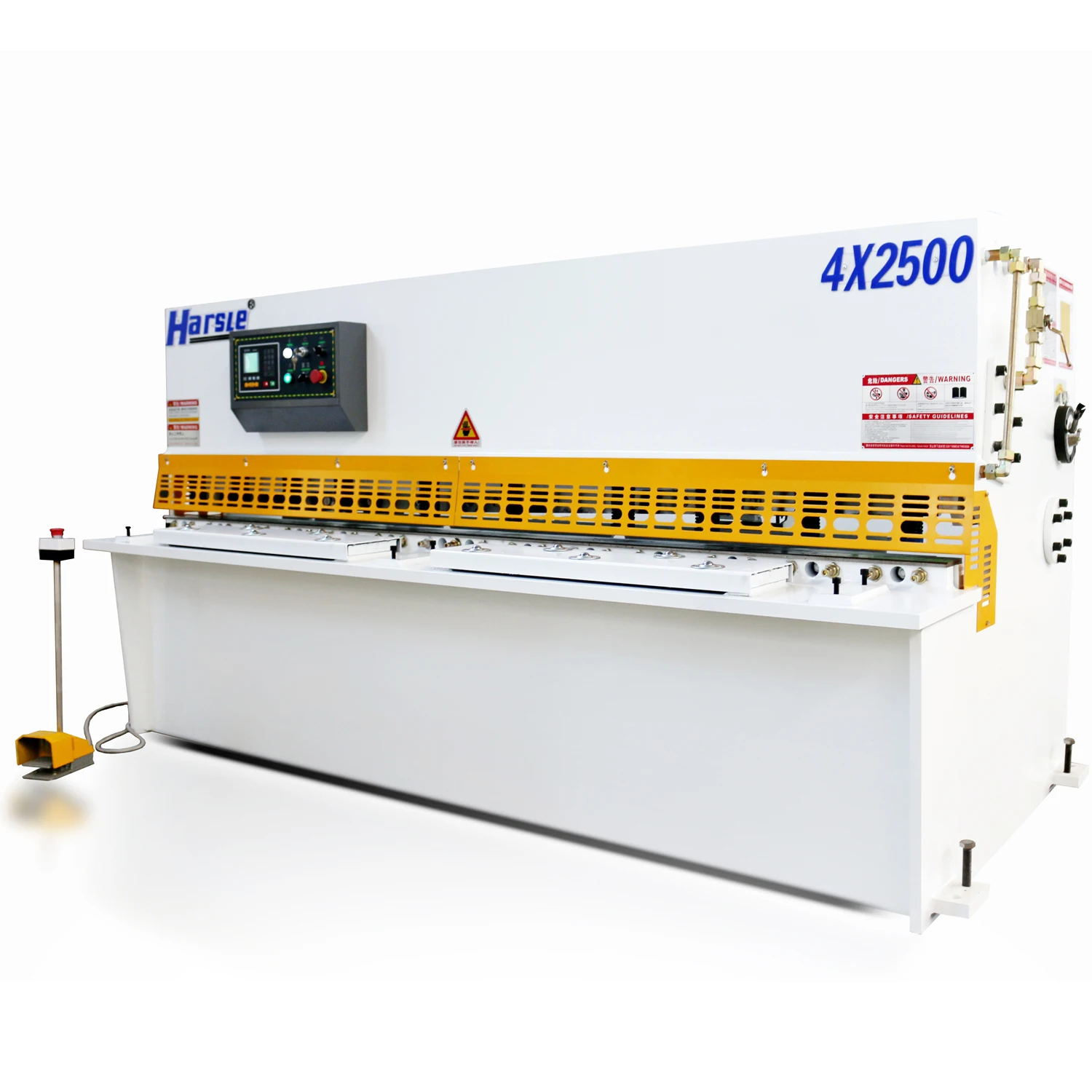 QC12K NC Hydraulic Swing Beam Shearing Machine with E21S