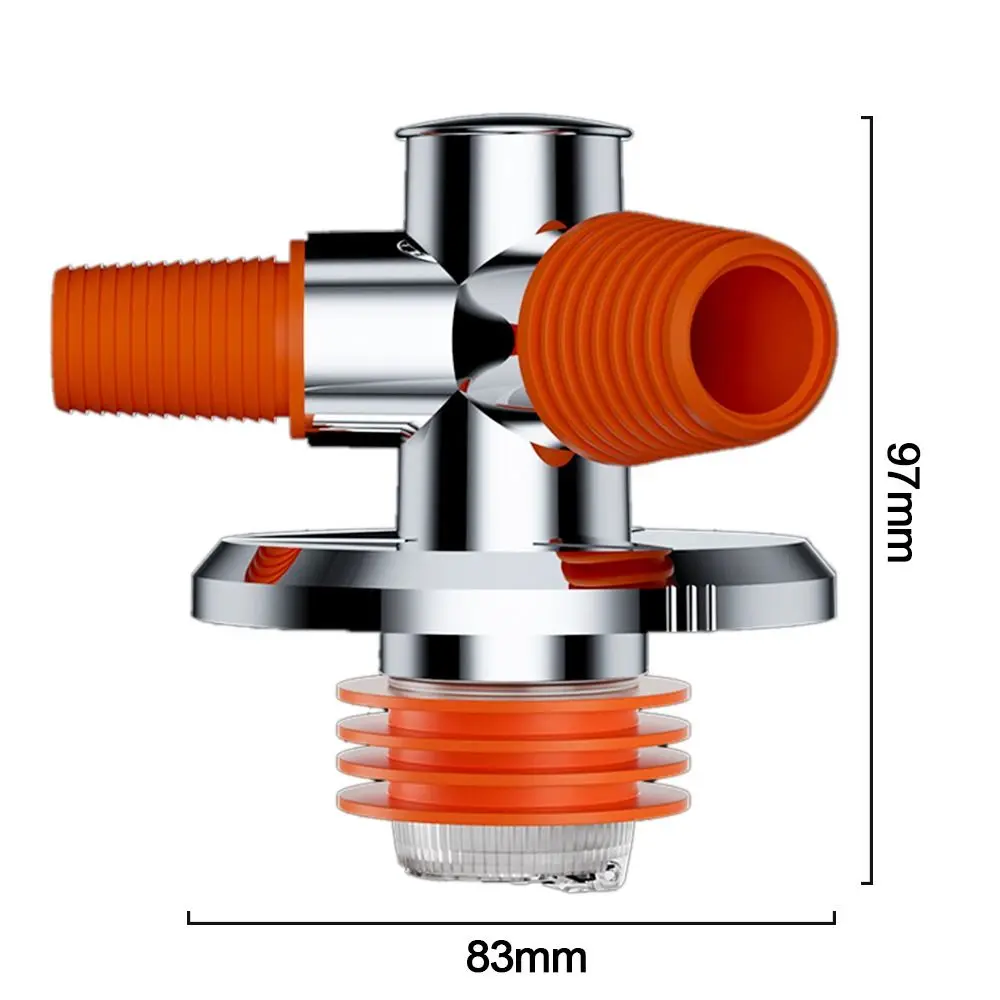 Adapter złącza odpływu podłogowego pralki Przeciwzapachowy kuchenny Łącznik rury spustowej Łącznik węża Filtr oczyszczający wodę — zdjęcie 7