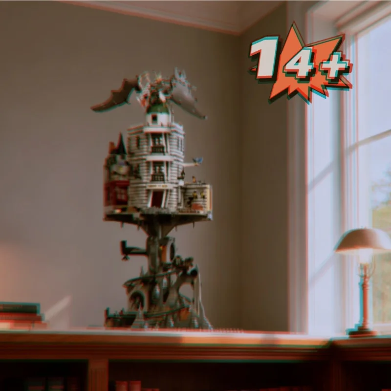 

Коллекционные строительные блоки, модель кирпича, игрушки, подходят для чердительных банков Gringotted для детей и взрослых, подарки на Рождество и день рождения