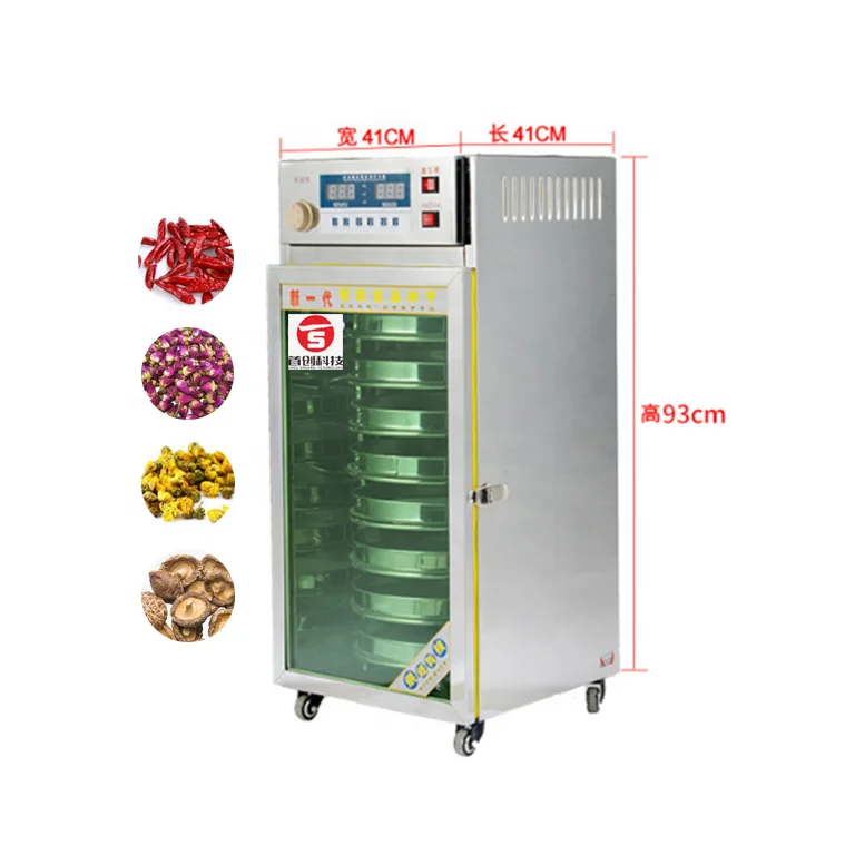 

Commercial Dryer Machine 50-100 Kg Per Batch Vegetable Fruit Rotary Drying Machine