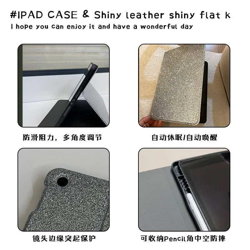 حجر الراين كريستال 2022 Ipadpro11 حافظة 7/8/9Th غطاء الجيل 2021 10.2 5/6Th Air 2/3 10.5 Mini 4 5 6 2020 Pro 11 Air 4/5 10.9 #5