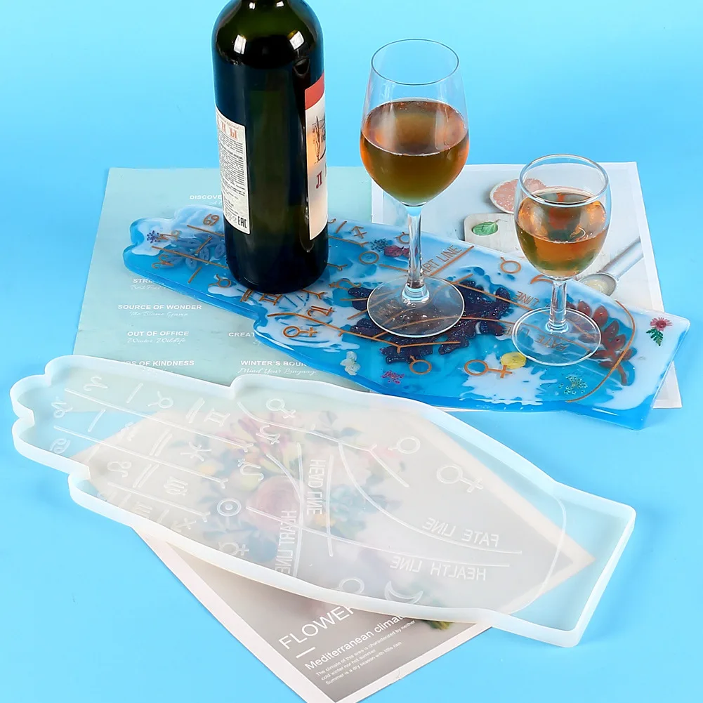 

Большая ручная форма для эпоксидной смолы, поднос для подставки, силиконовая форма для созвездия, литье, сервировочная доска «сделай сам», для художественных принадлежностей, украшение дома