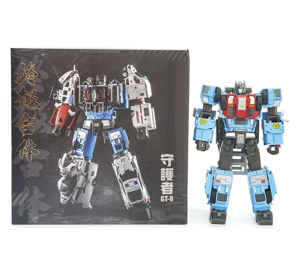 In Stock New Transformation Toy Generation GT-08E Guardian Foo Fighter Inferno Defensor MP Action Figure Toy Collection Gift