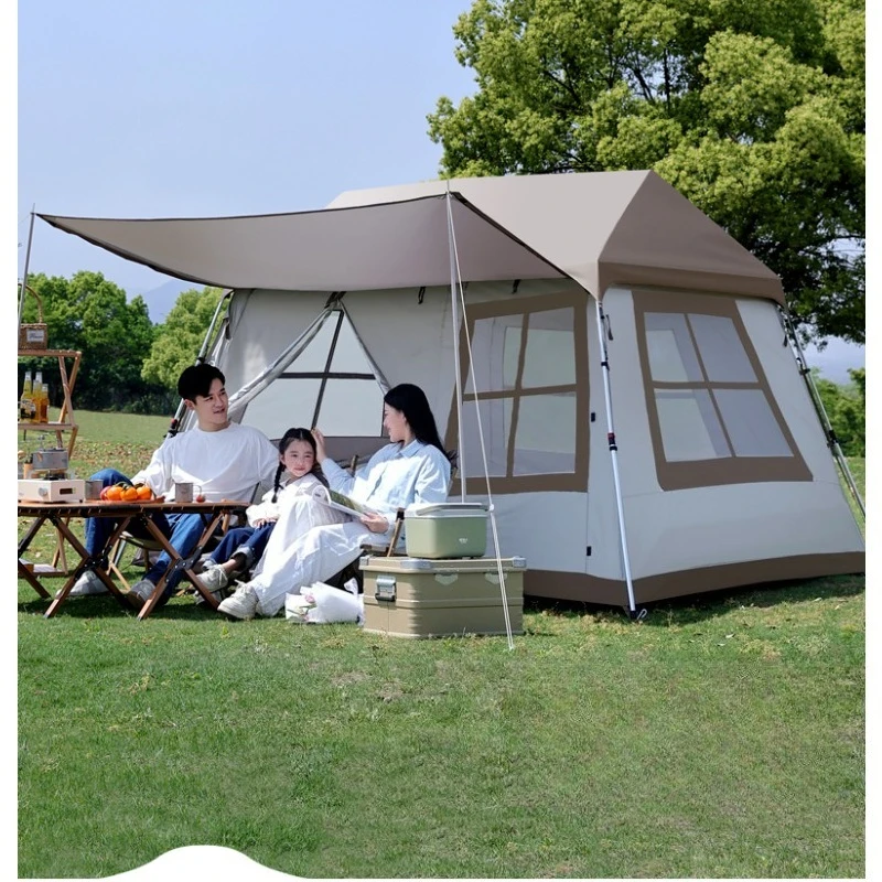

Quick-opening tent, outdoor portable folding camping, rainproof and thickened automatic tent