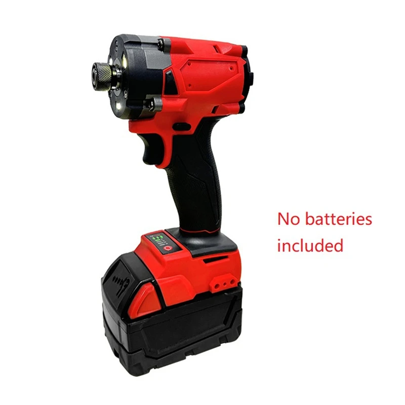 ABKD Brushless Impact Driver For Milwaukee 18V Cordless Rechargeable Lithium Battery 1/2 Impact Wrench Screwdriver Power Tool