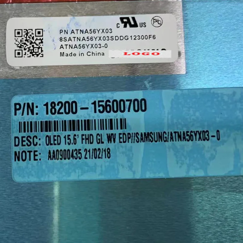 Imagem -03 - Exposição do Lcd para o Portátil de Asus Atna56yx03 Atna56yx030 156 1920x1080 Oled Sdc4161 M3500q K3500p M5100u M6500 K3500 X1505