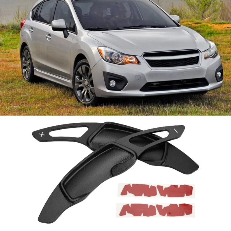 1 Pair Aluminum Alloy Paddle Shifter Extension For Subaru Impreza WRX BRZ Forester Legacy Outback
