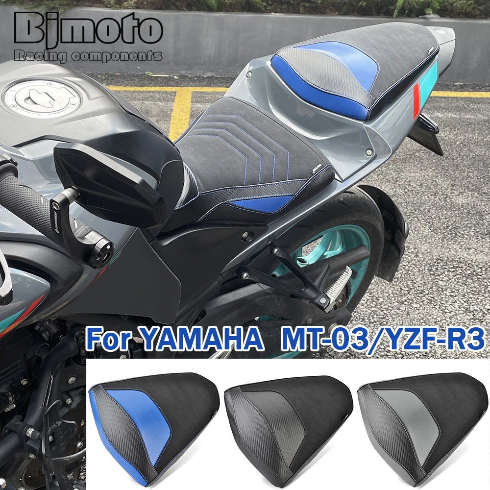 

Заднее ПАССАЖИРСКОЕ СИДЕНЬЕ мотоцикла MT03 R3 MT 03, подушка для Yamaha MT-03 2015-2023 2022 2021 2020 2019 2018