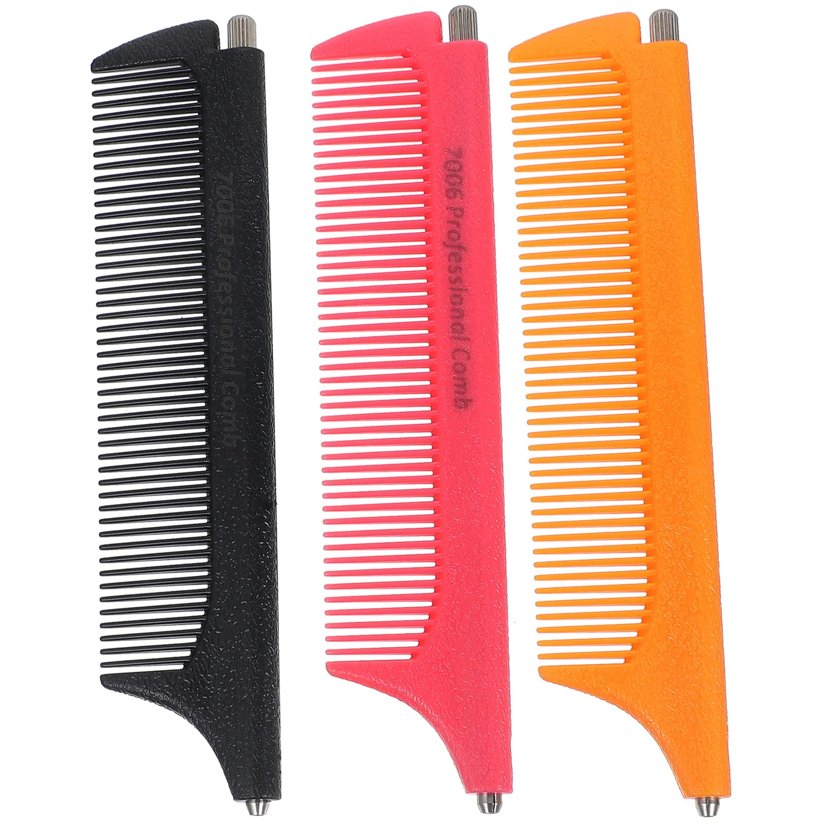 

3Pcs Steel Needle Pointed Tail Combs Stretch Smooth Scalp Massage Hair Salon Styling Comb Professional Barber Stretch Comb