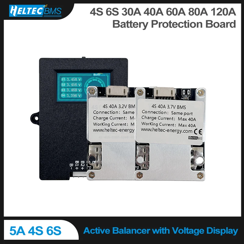 5A 4S 6S Active Balancer Lifepo4 Equalizer Lipo/LTO/Lithium Titanate Battery Voltage Tester,4S 6S Battery Protection Board