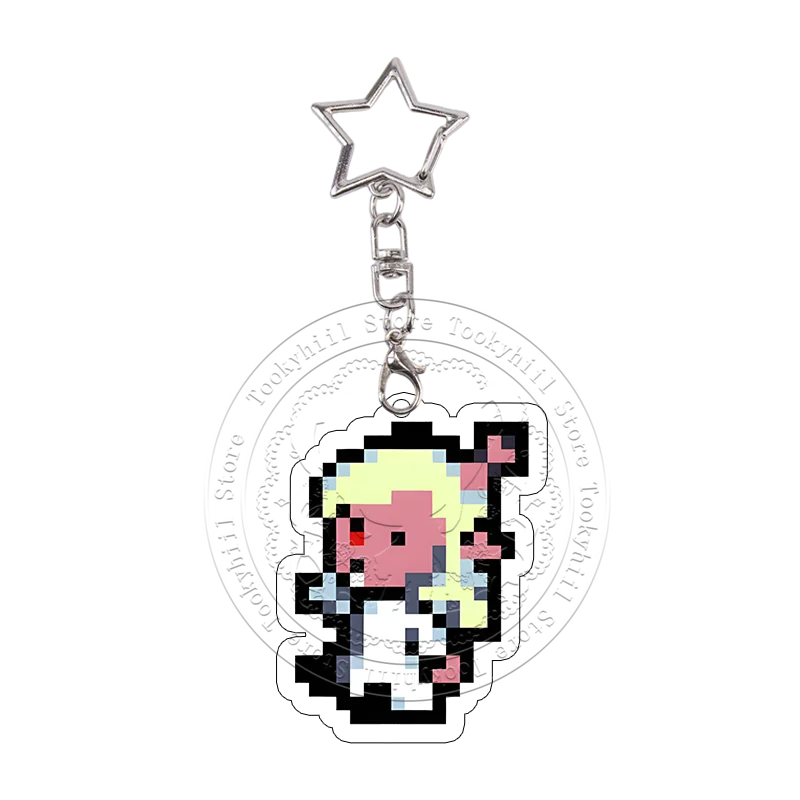 DELTARUNE Taschenanhänger Schlüsselanhänger Jevil Spamton Noelle Acryl-Schlüsselanhänger Holiday Ralsei Charaktere Kollektion Deko Geburtstagsgeschenk – Detail 17