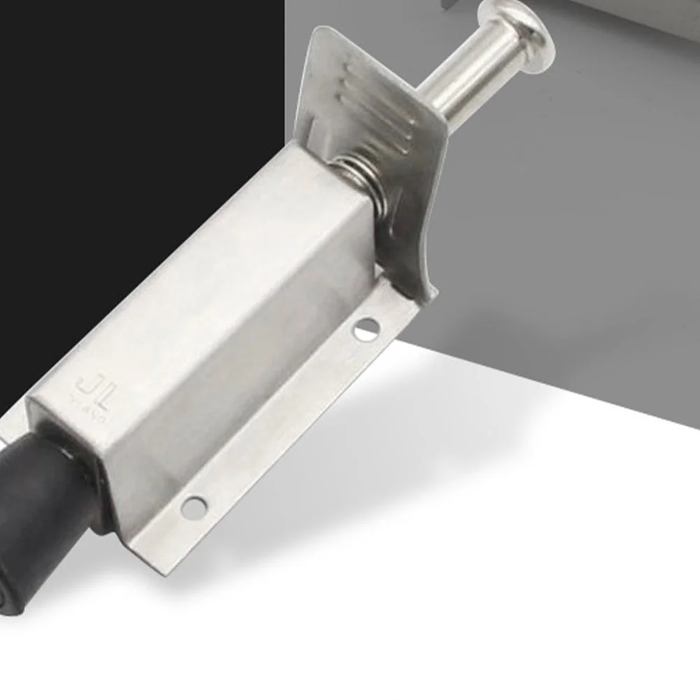 Stamp-to-hold Door Damping Holder Holding Accessories Floor Protector Open The Stainless Steel Fixator with Rubber Sole